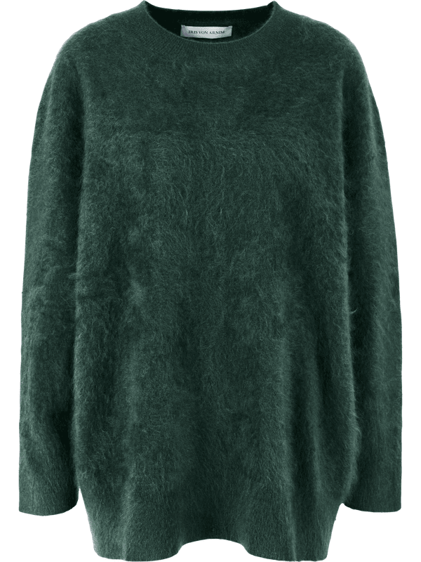 'Darlina Brushed' Forest cashmere jumper