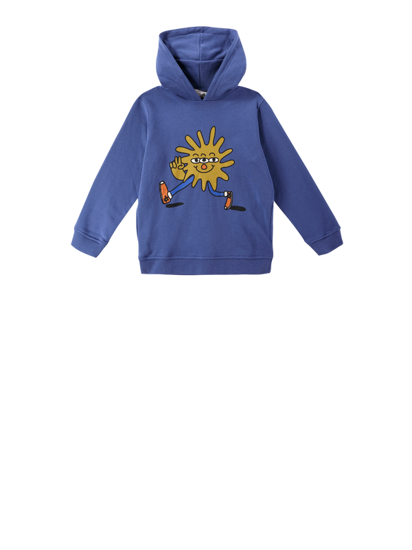 Kapuzenpullover Blau