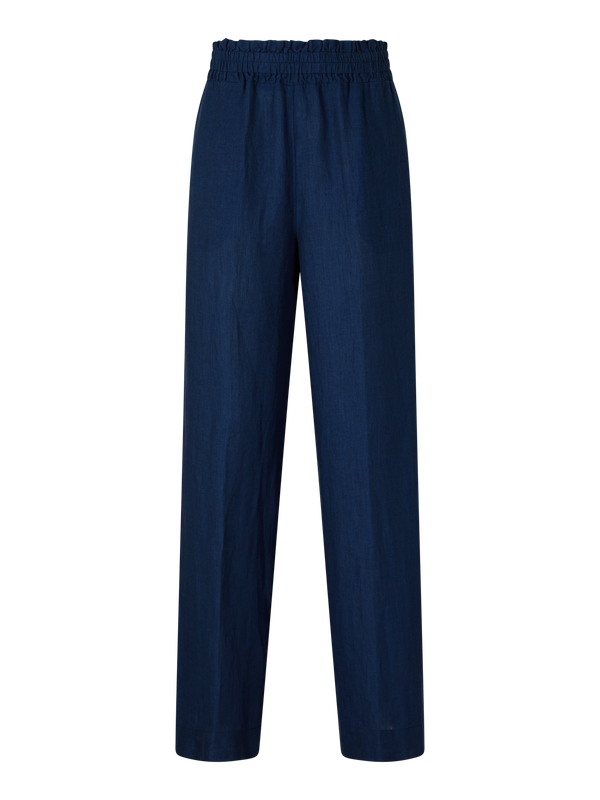 Leinenhose 'Fran' Marineblau