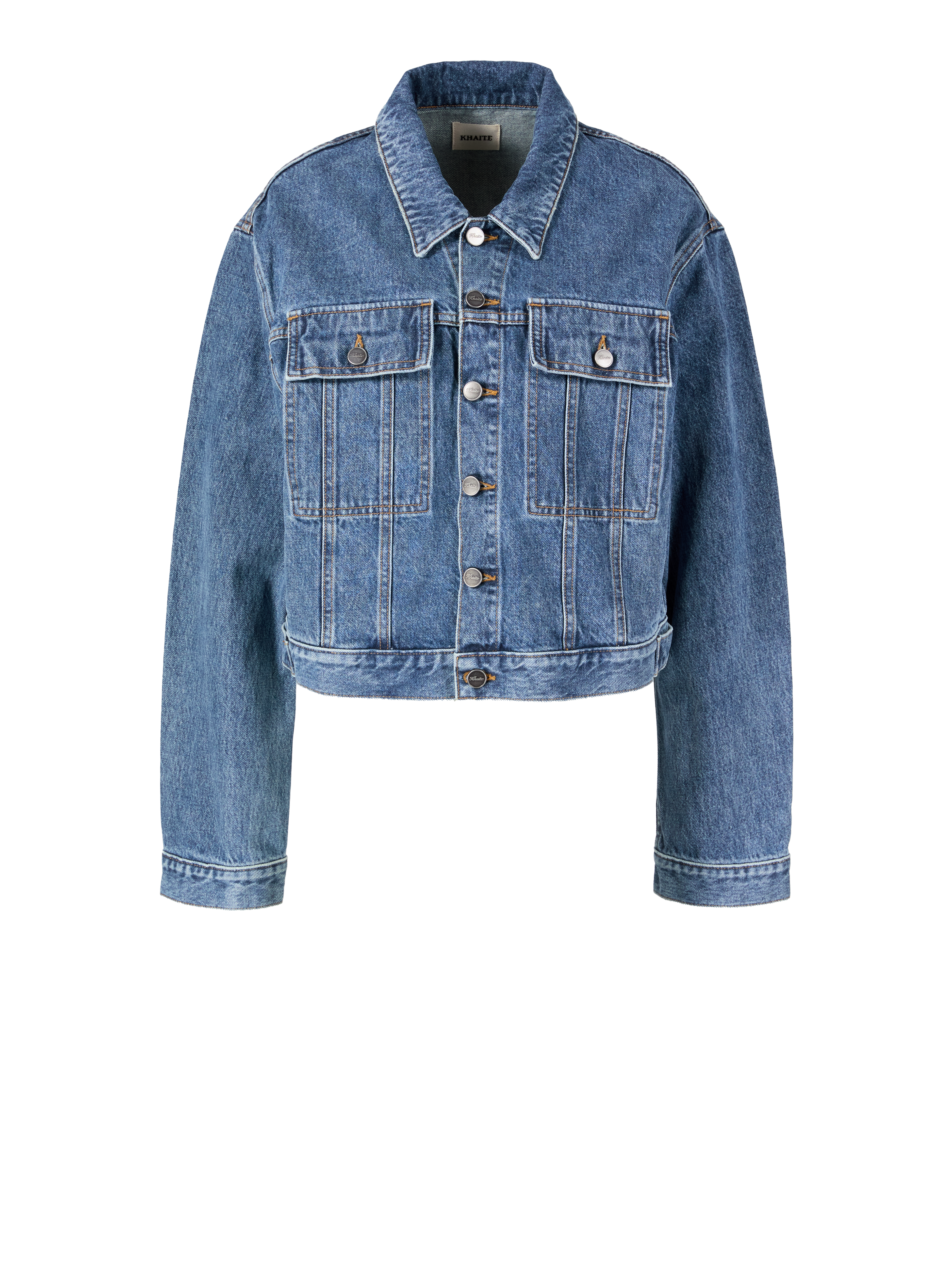 Jeansjacke 'Saunder' Blau