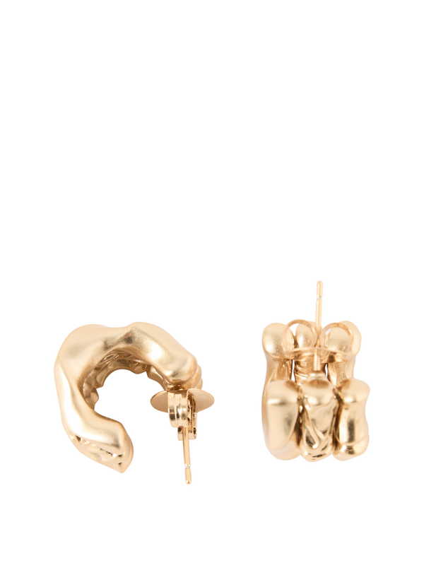 Ohrringe 'Wisp Mini‘ 16 Karat Creolen aus Gold