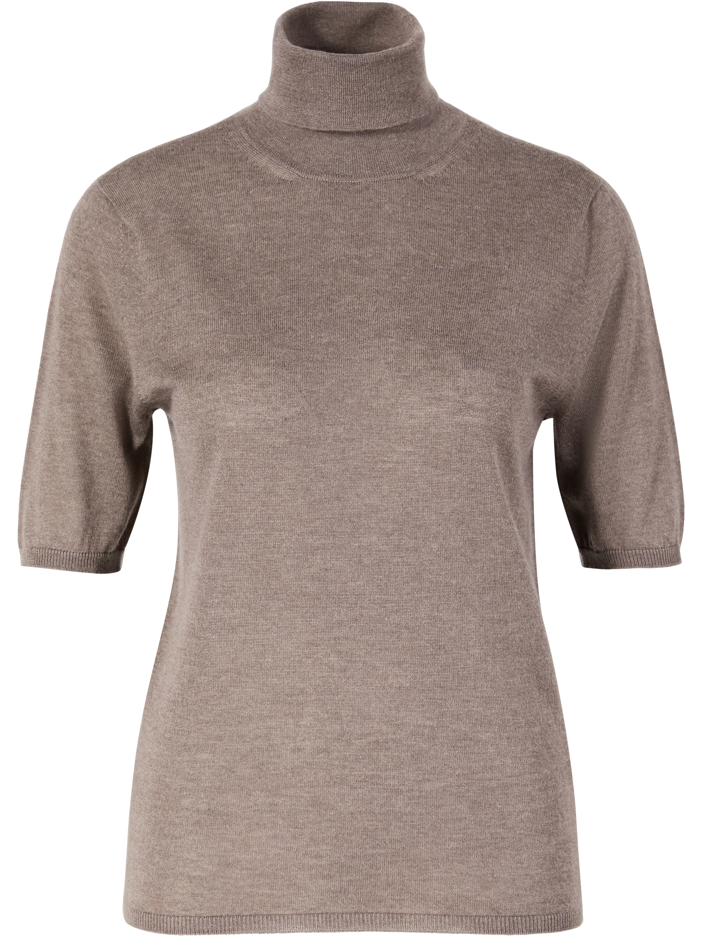 Iris von Arnim 'Rockdale' short-sleeved cashmere jumper in Taupe Del, Product view – UNGER.DE