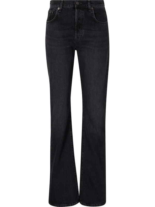 Straight-Leg Jeans Schwarz