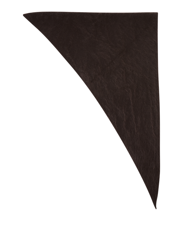Gebürsteter Cashmere-Schal 'Kasira' Schokolade