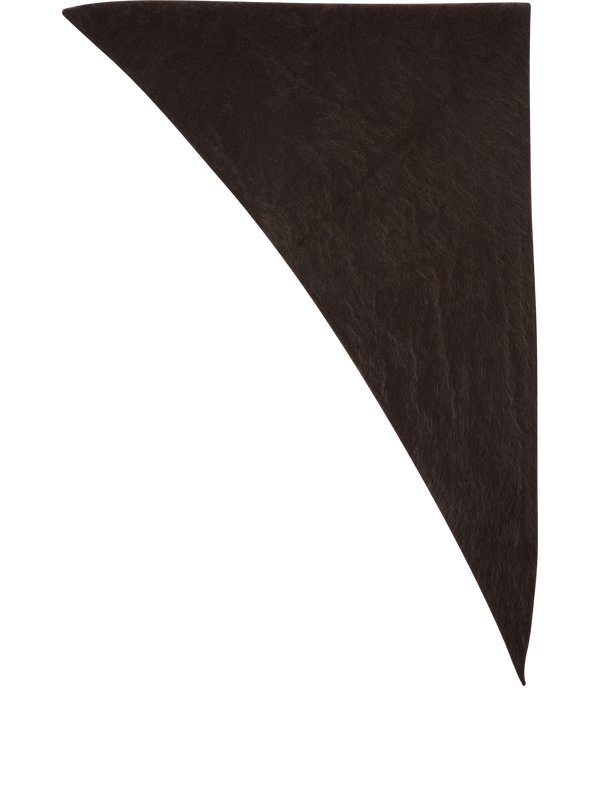 Brushed cashmere scarf 'Kasira' chocolate