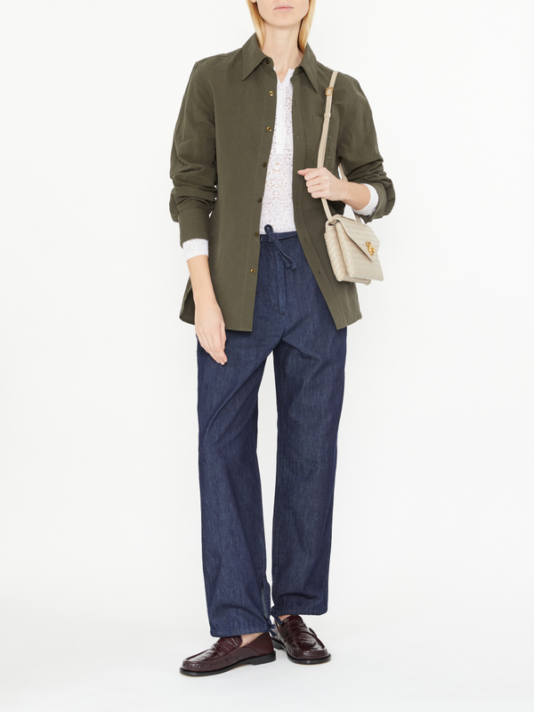 Stoffhose 'Penra' Marineblau