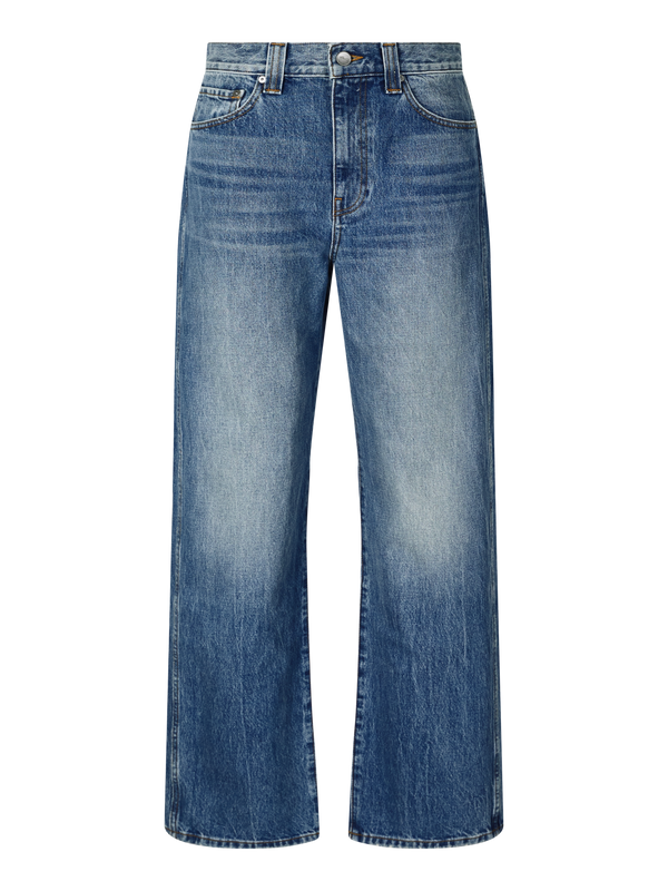 Straight-Leg Jeans 'Bonnie' Mittelblau