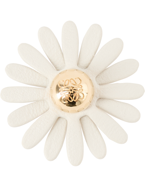 'Flower' brooch white