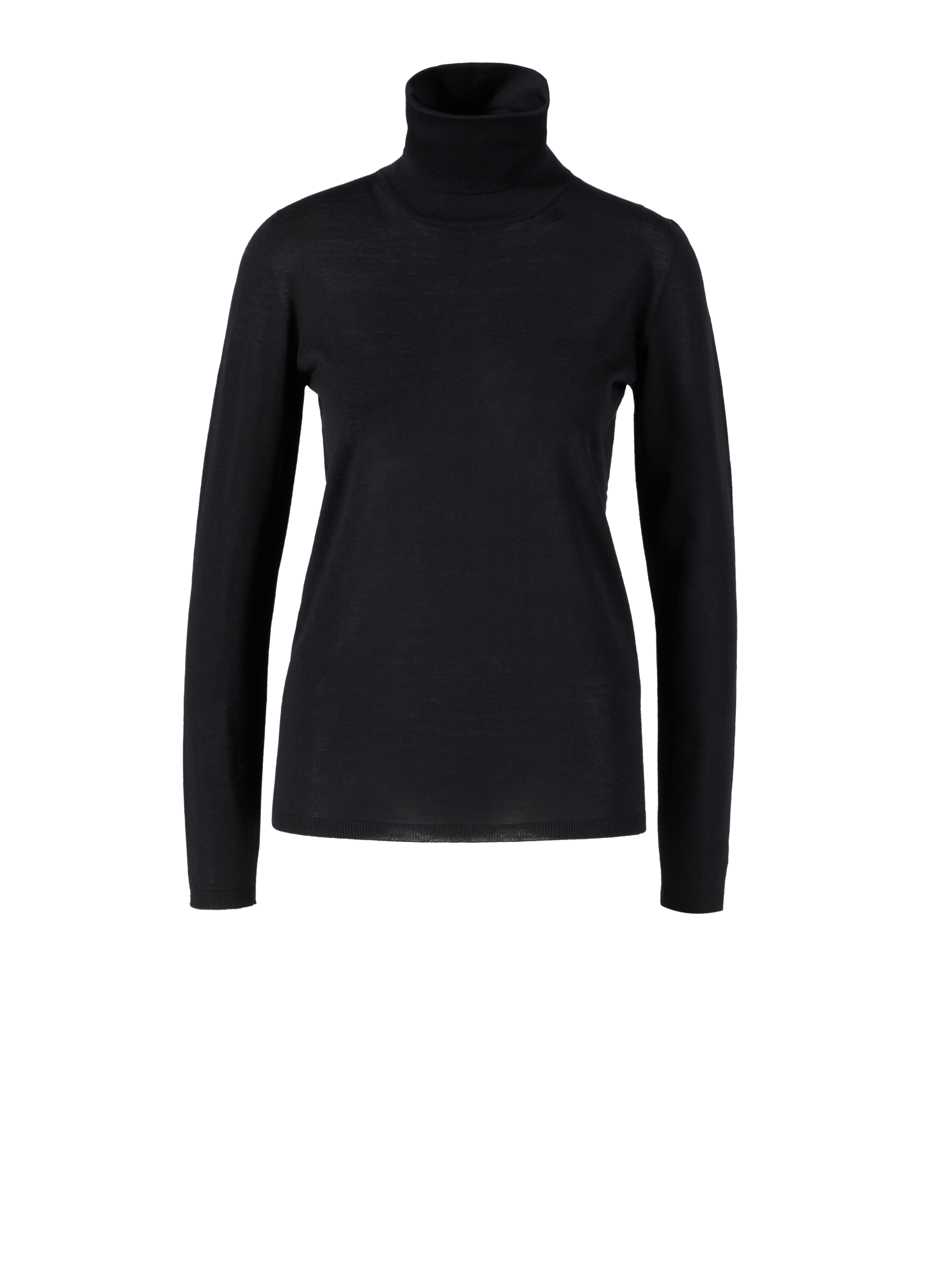 Rollkragenpullover 'Saluto' Schwarz