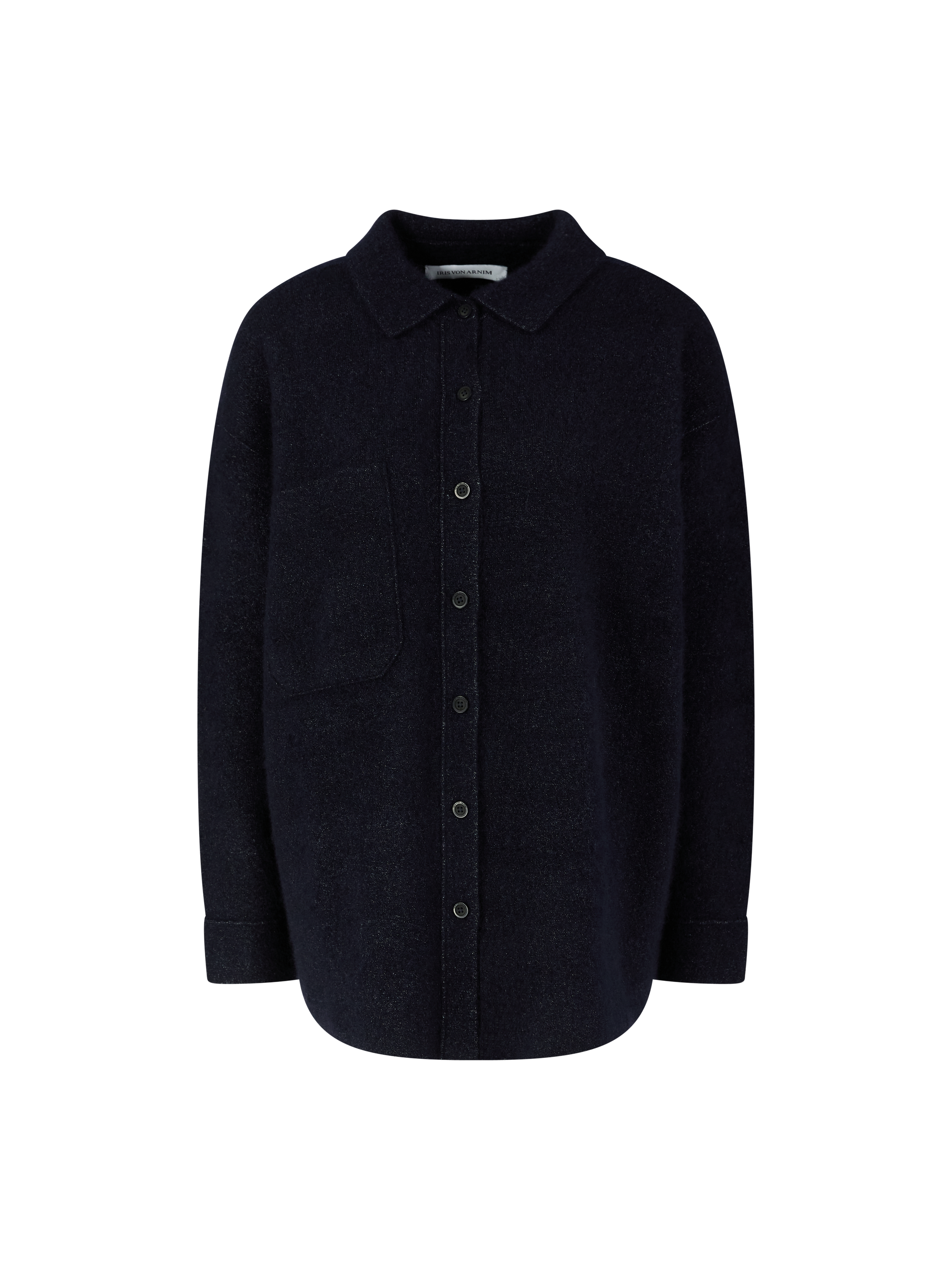 Cashmere-Seidenhemd 'Briala' Navy