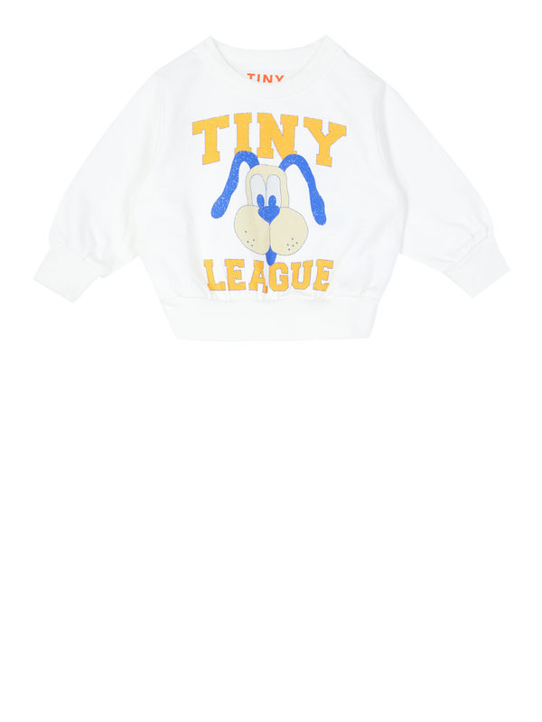Sweatshirt 'Tiny League' with print white