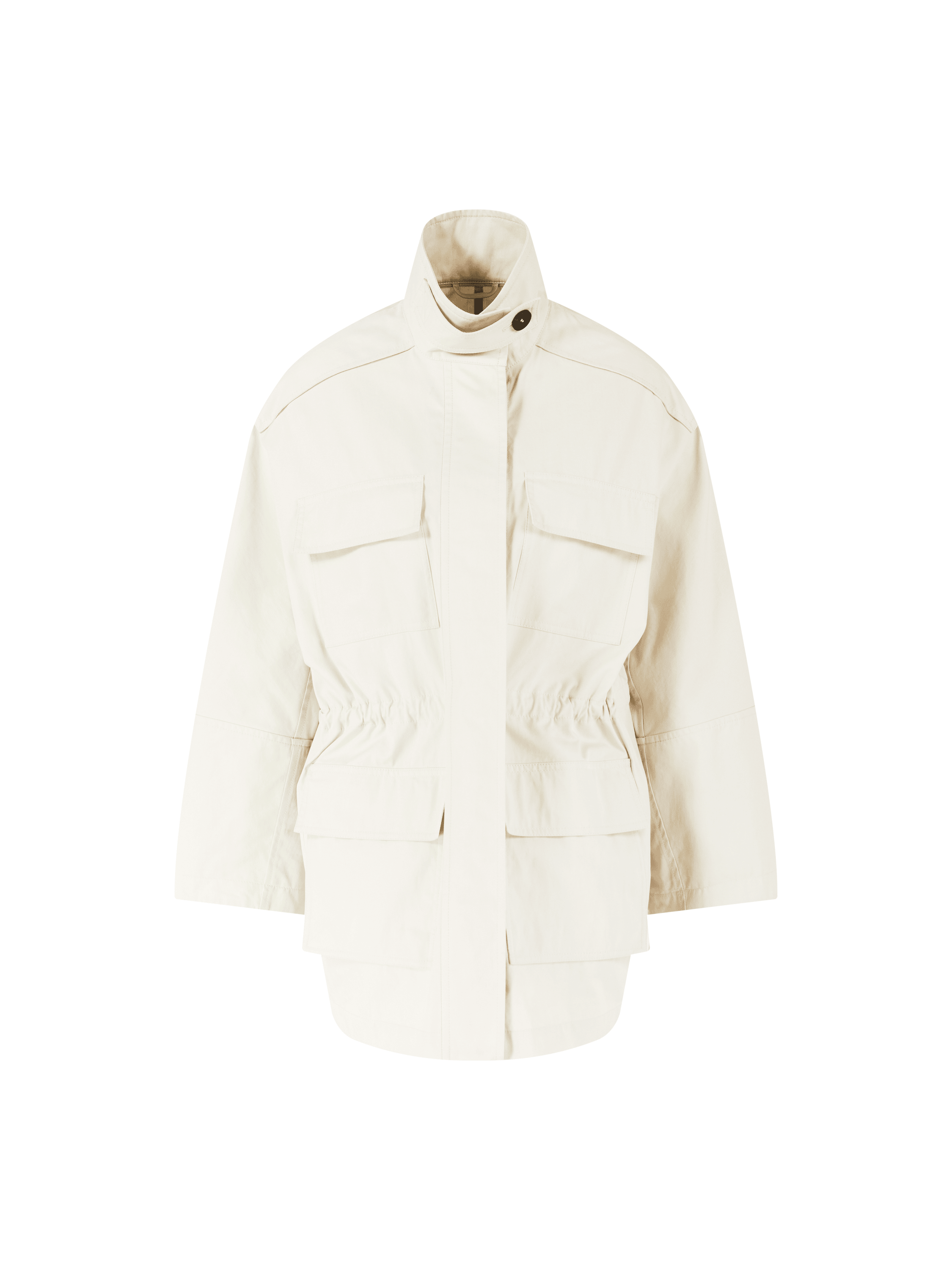 Jacke mit Monili Perlen Crème