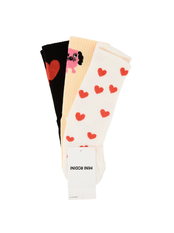 3-er Pack Socken 'Doggie' Multi