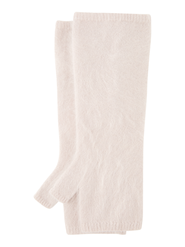 Gebürstete Cashmere-Handschuhe 'Kalista' Gravel