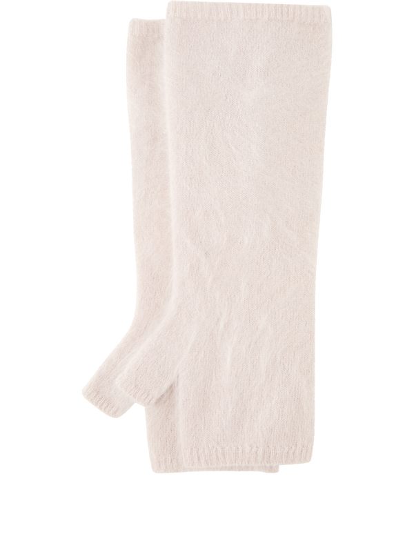 Gebürstete Cashmere-Handschuhe 'Kalista' Gravel