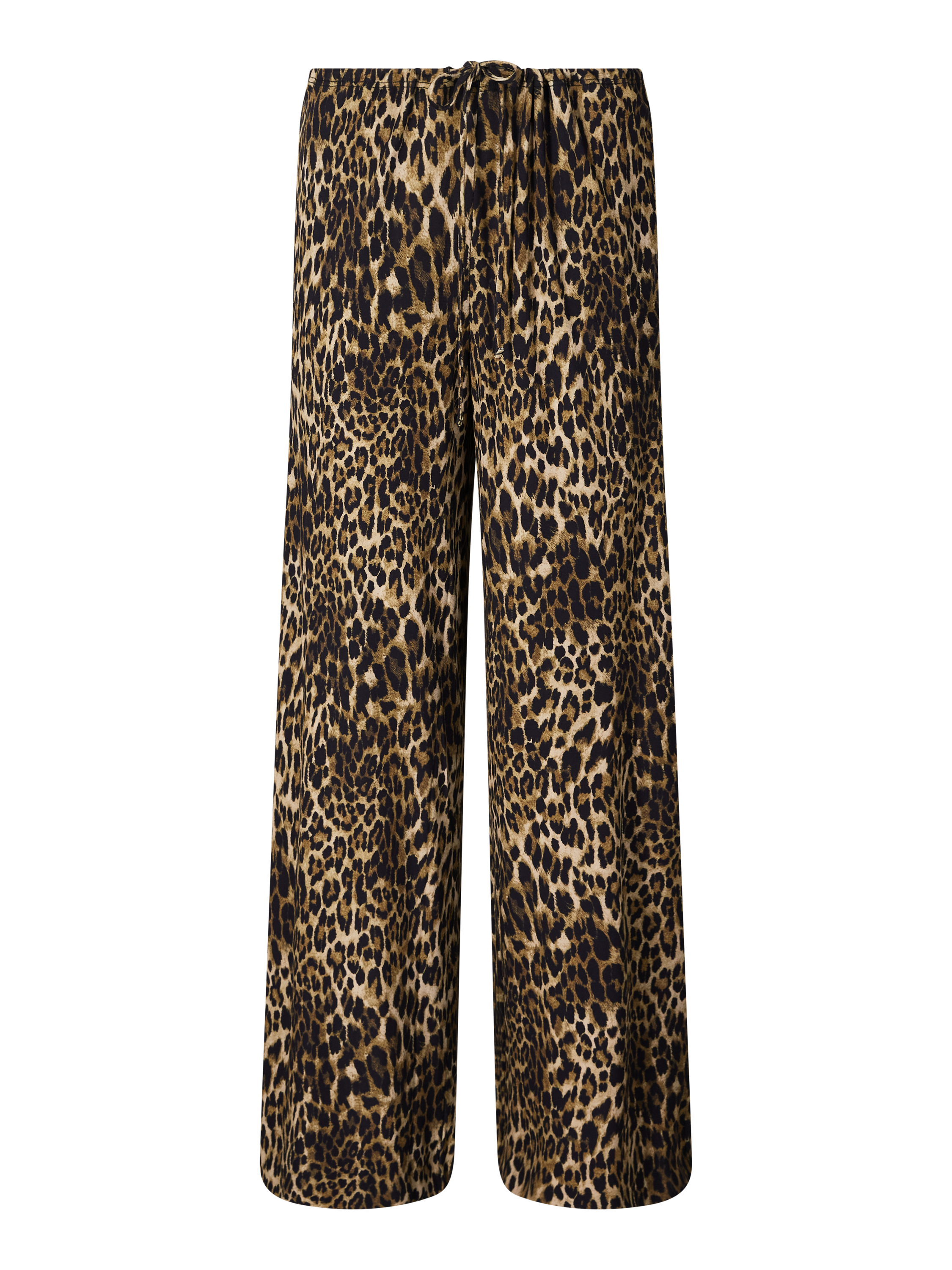 Hose 'Adriel' mit Leopardenmuster Braun