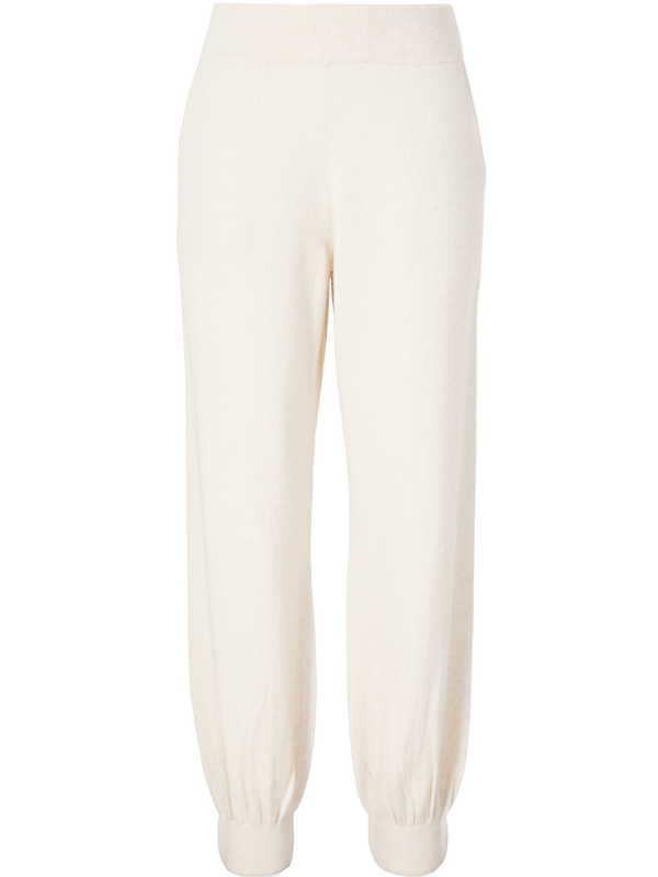 Cashmere-Hose mit Ballonbein Vanilla