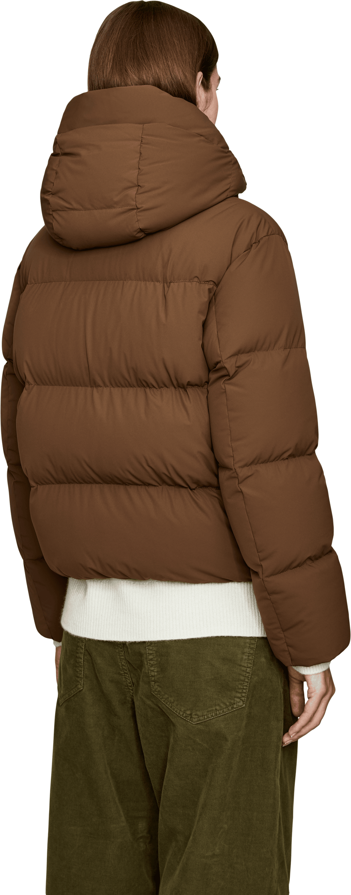 Woolrich Daunenjacke 'Madison' Braun, Rückansicht – UNGER.DE