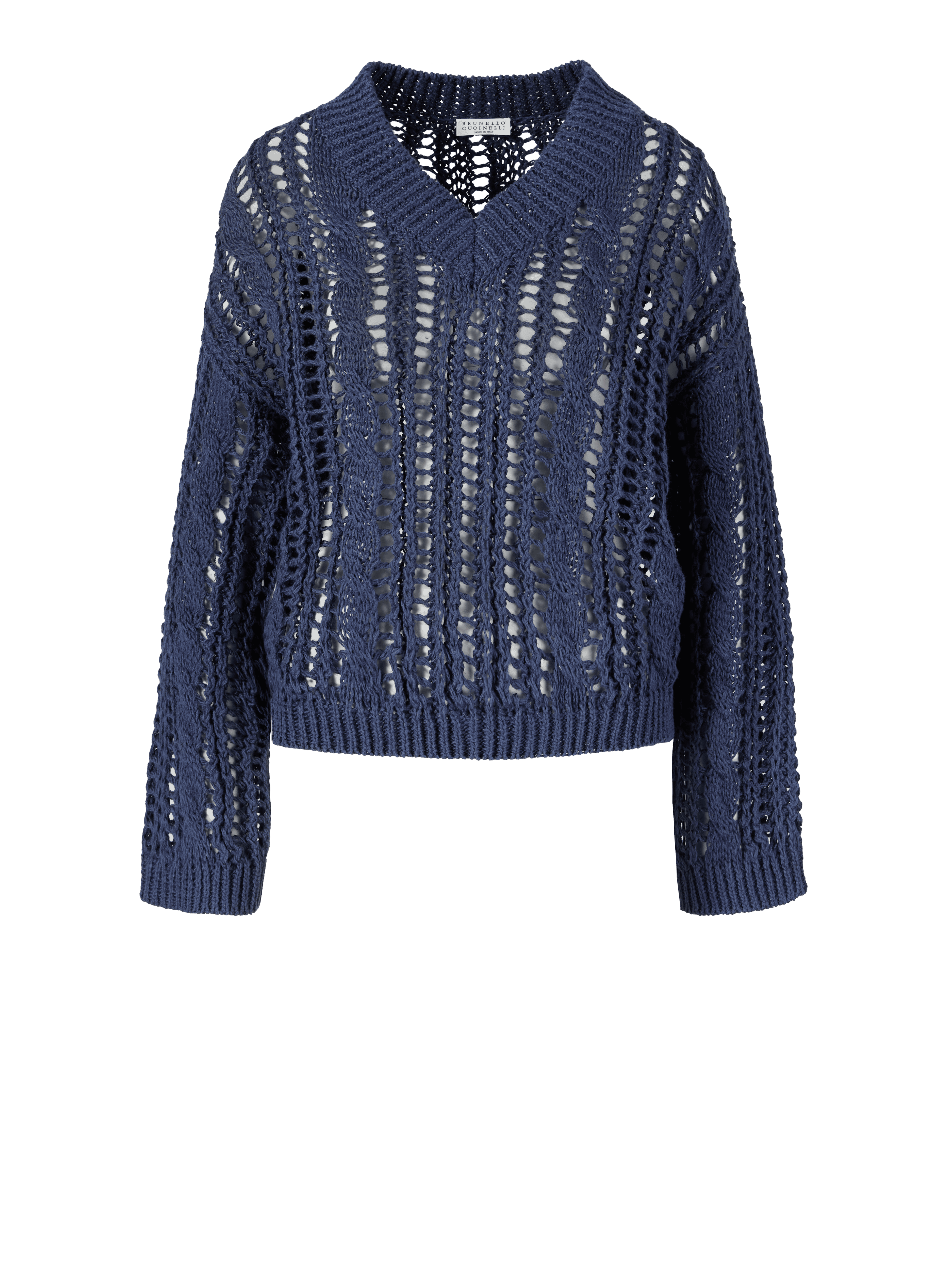 Strickpullover Blau