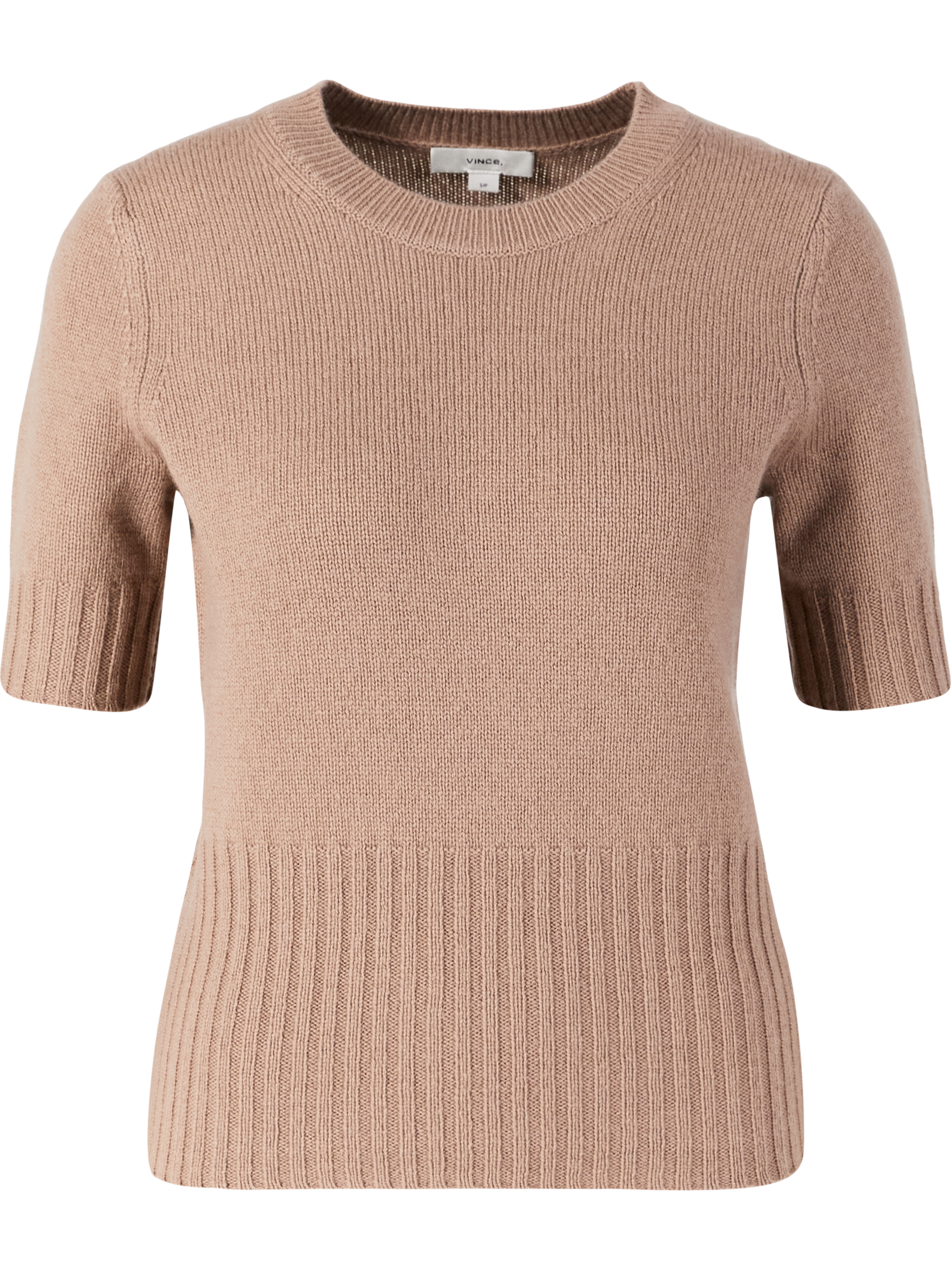 Woll-Cashmere-Pullover Hellbraun