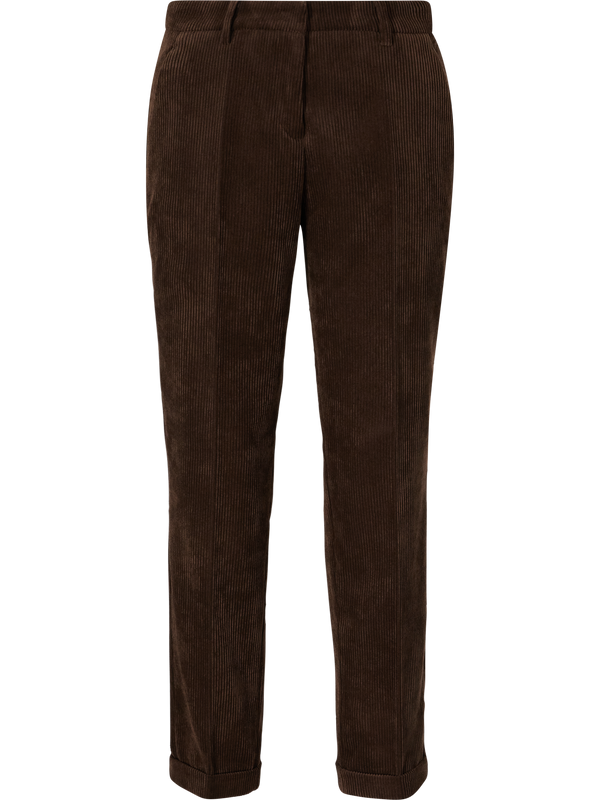 Cordhose 'Krystal' Dunkelbraun