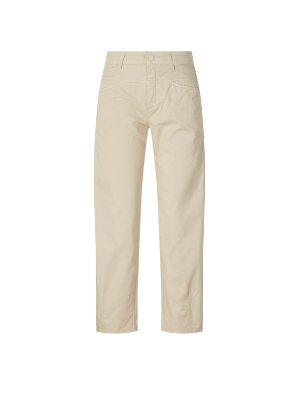 Stoffhose 'Elin Poplin' Beige
