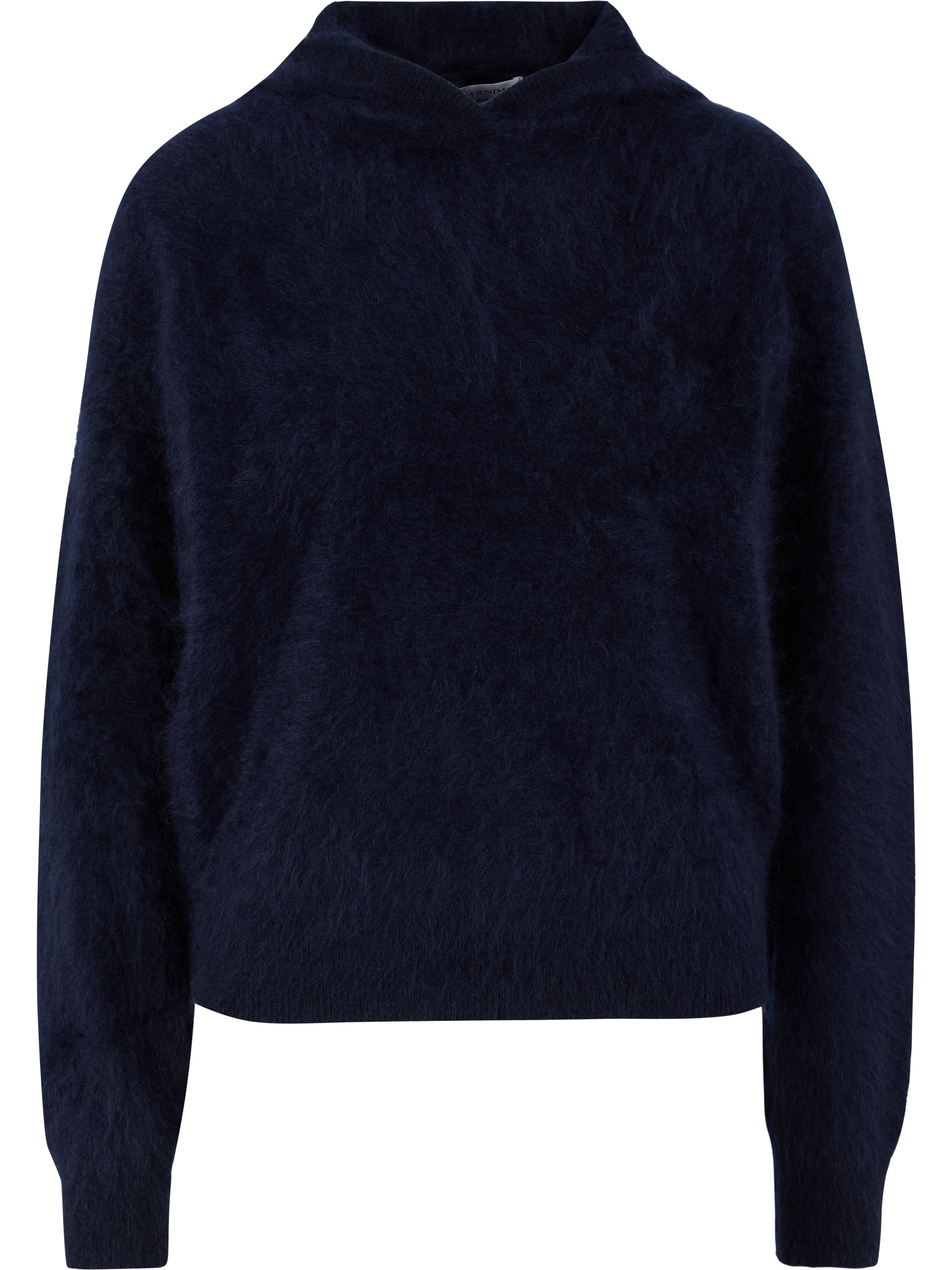 Iris von Arnim Brushed cashmere jumper 'Dabora' in navy, Product view – UNGER.DE