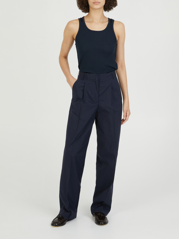 Stoffhose 'New Sophie' Marineblau