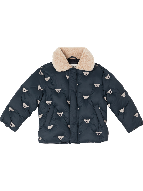 'Florus' Embroidered Jacket in Petrol