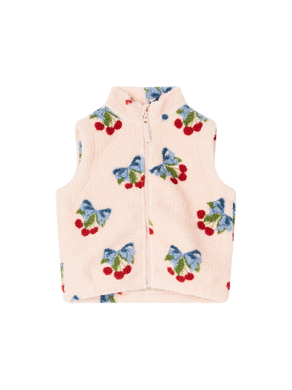 Teddy-Fleece-Weste 'Jody' Rosé