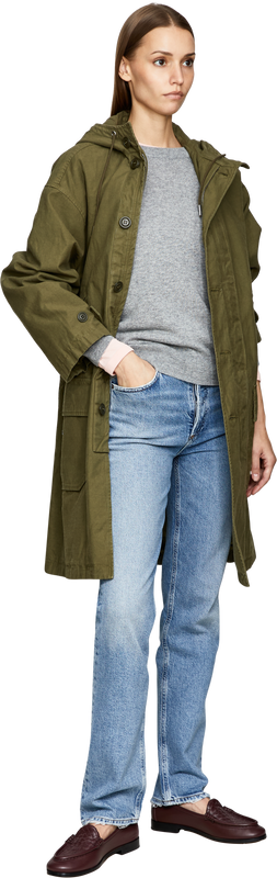 Cashmere-Pullover mit Rundhalsausschnitt Grau Meliert