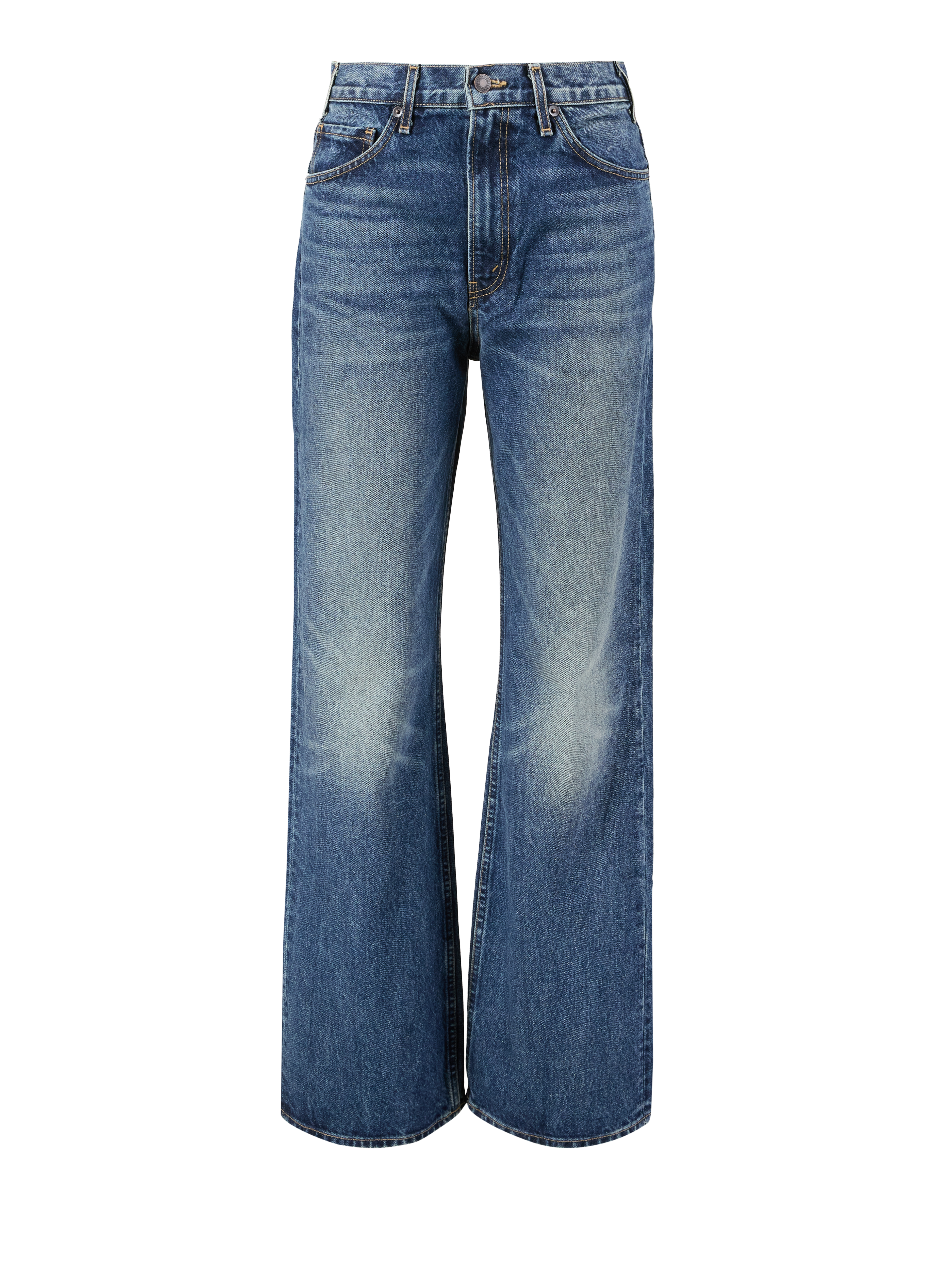 Mid-Rise Jeans 'Mitchell' Blau