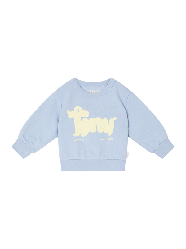 Sweatshirt 'Dog Graphic' Hellblau