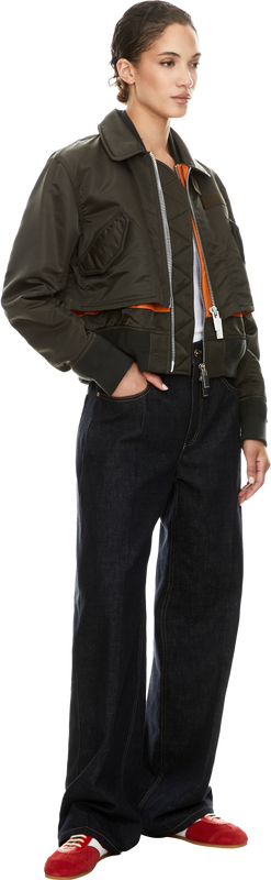 Bomberjacke Khaki