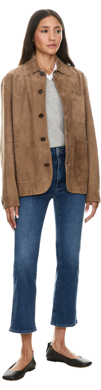 Boot-cut jeans 'The Reboot Crop' in mid-blue