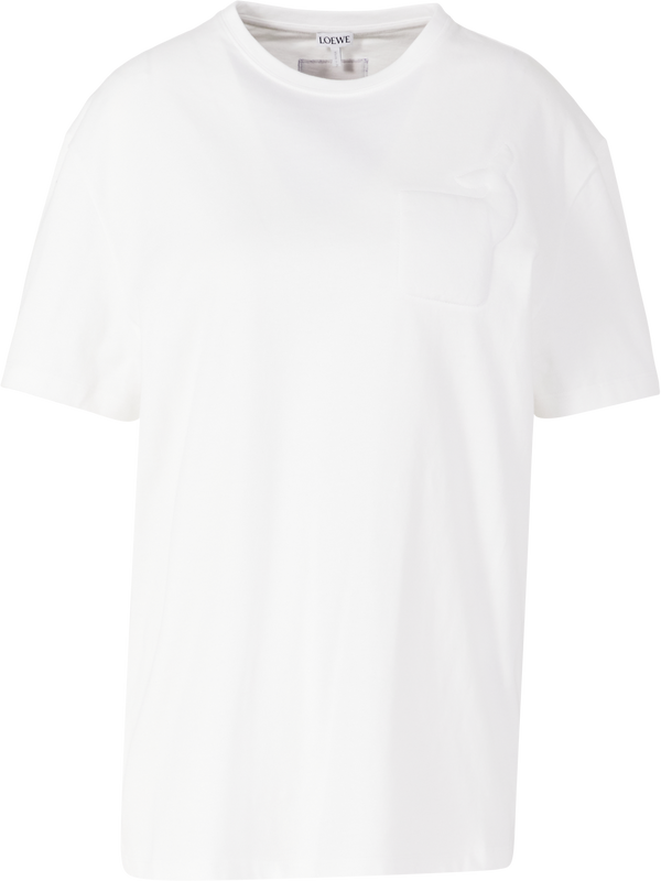 T-Shirt aus Baumwolle Weiß