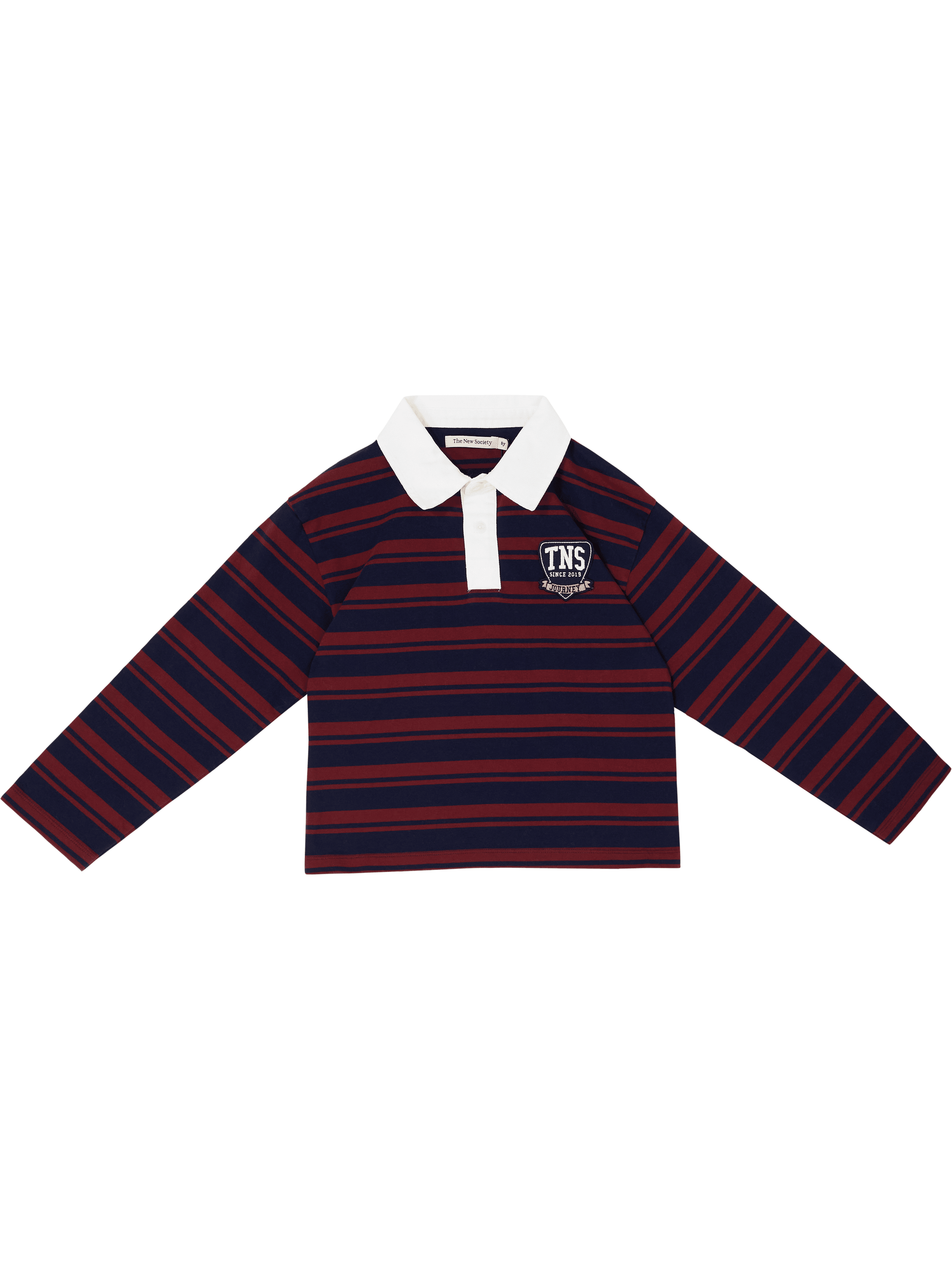 The New Society Gestreiftes Poloshirt 'Glowee' Multi, Produktansicht – UNGER.DE