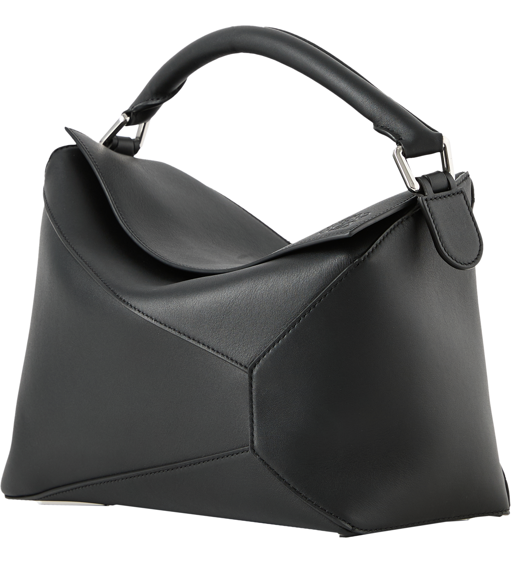 Handtasche 'Puzzle Edge Medium' Schwarz