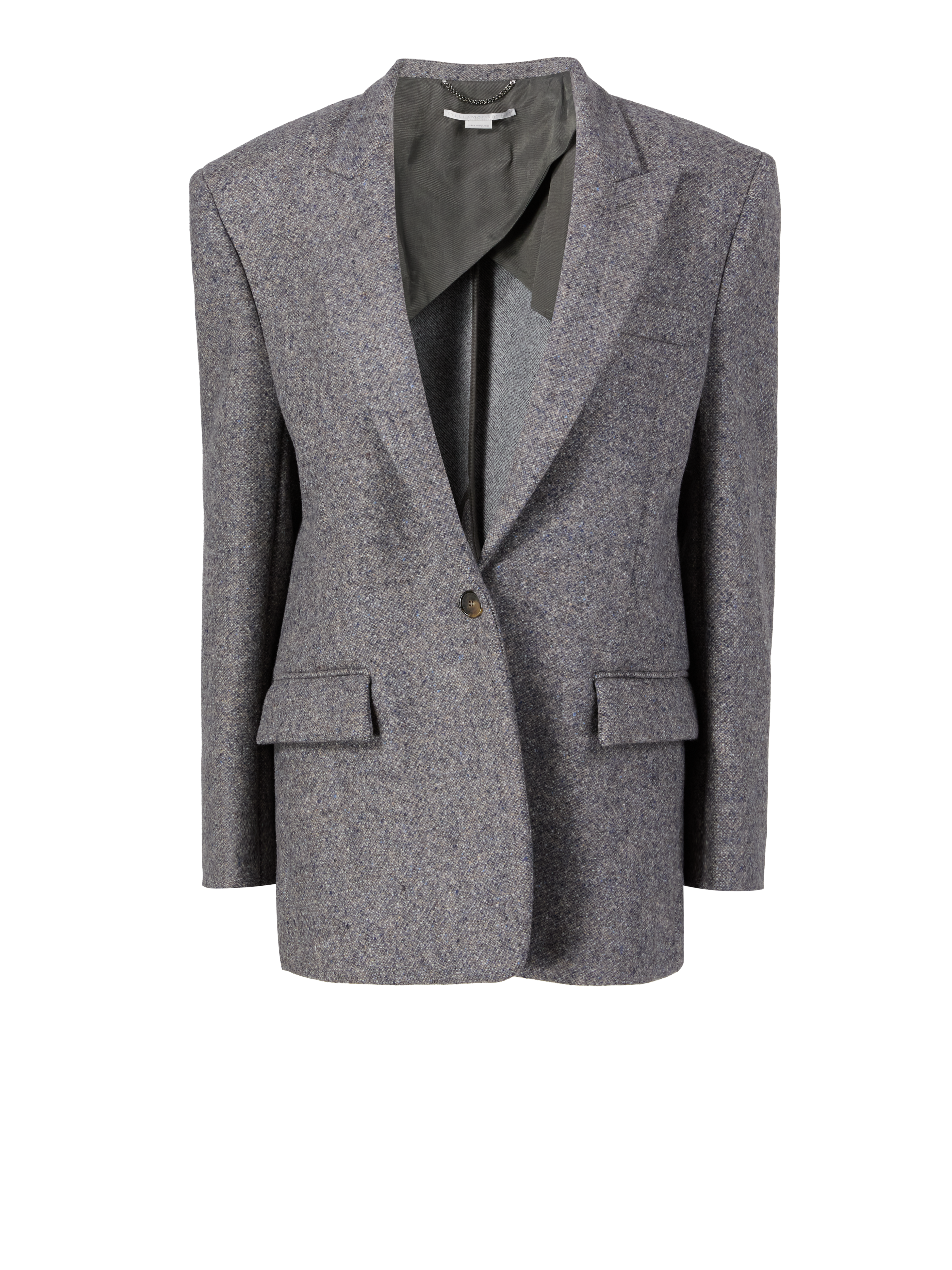 Oversized Wollblazer Grau