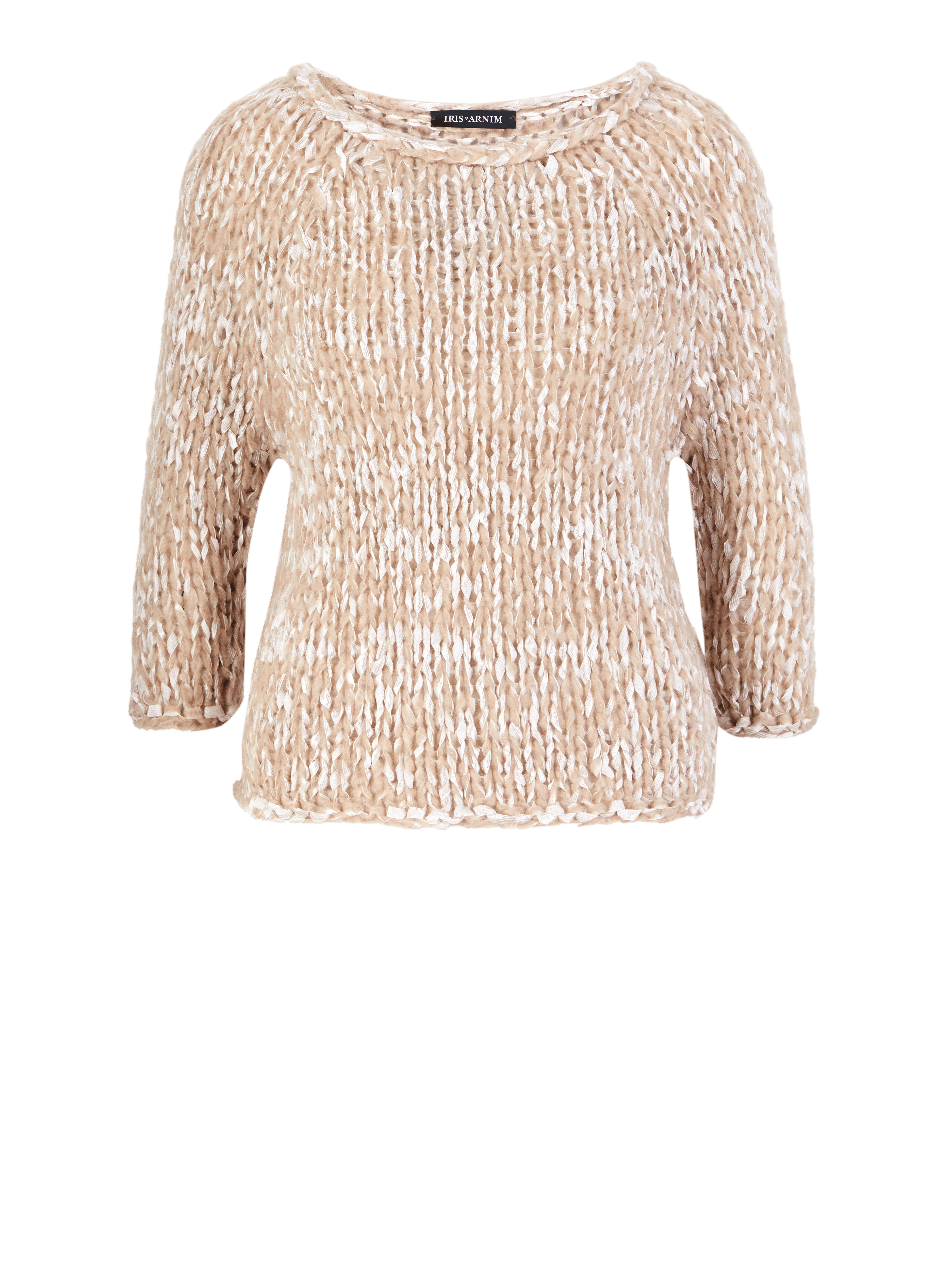 Cashmere-Seidenpullover 'Adara' Cappuccino