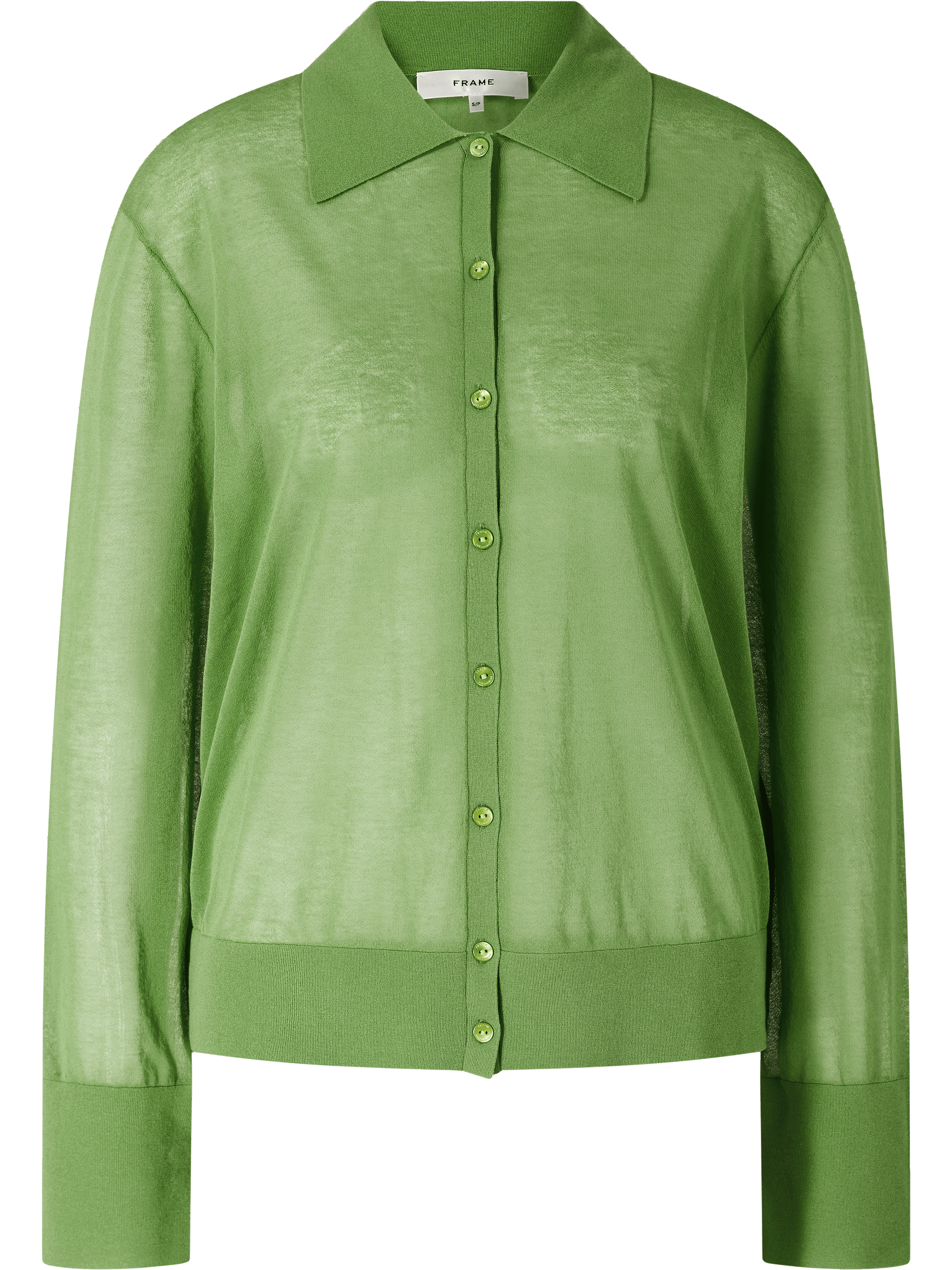 Green cardigan