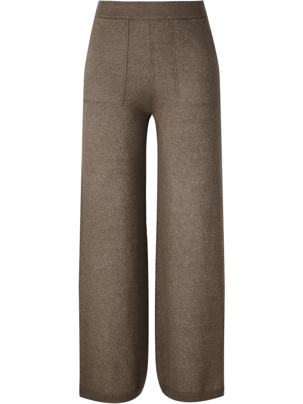 Cashmere-Seidenhose 'Nivelle' Taupe