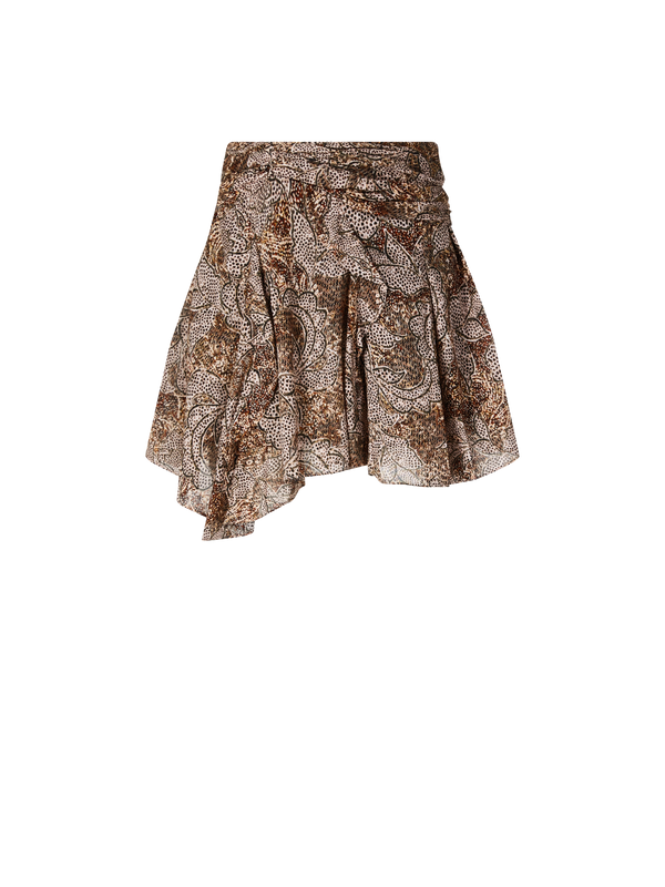 Minirock 'Camia' Braun