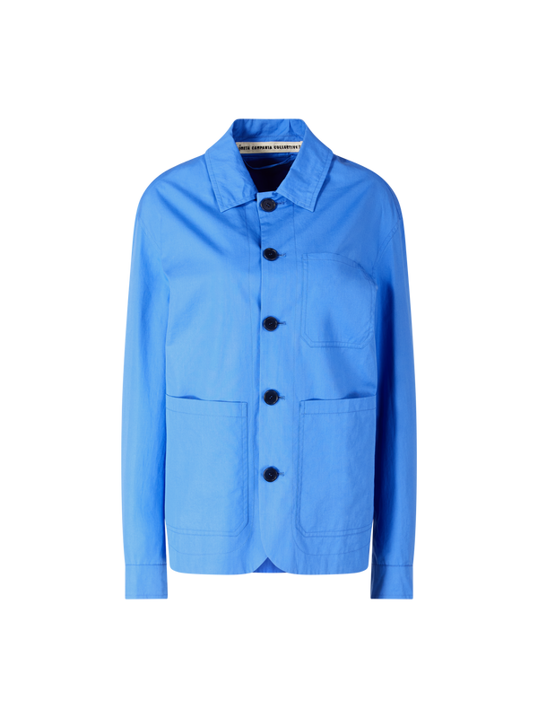 'Julian' Shirt Jacket – Blue