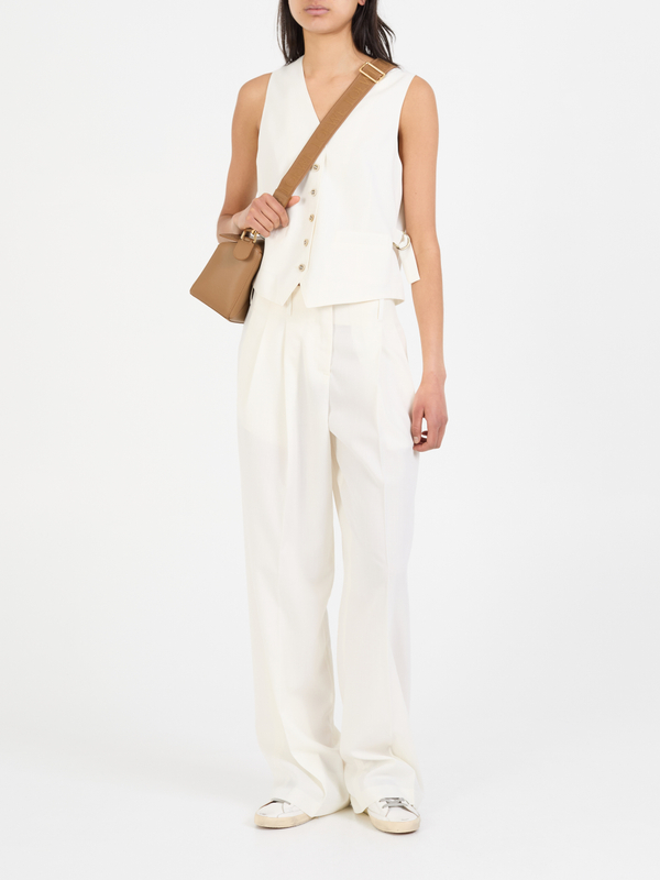 Stoffhose 'Flavia' Crème