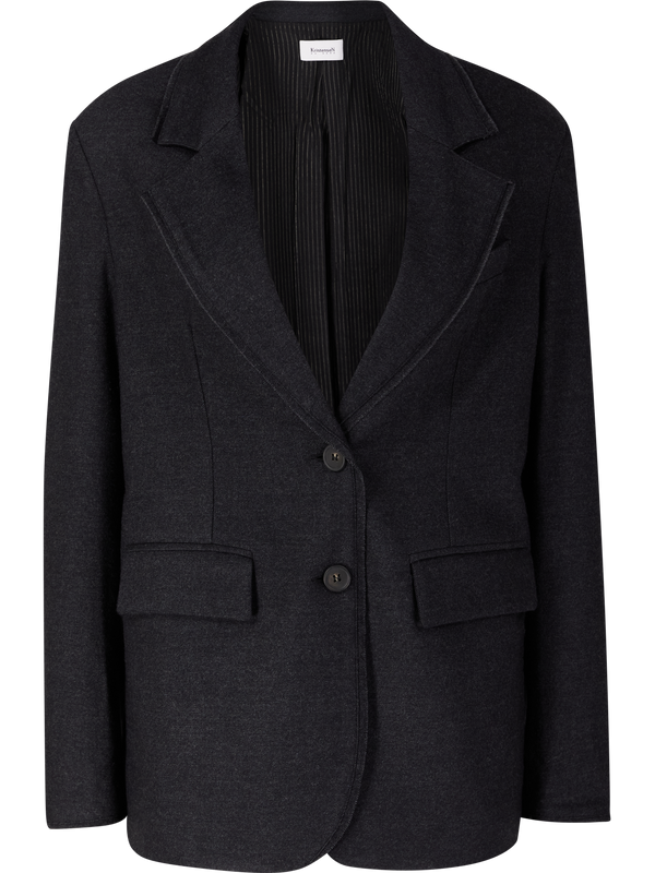 Blazer aus Schurwolle und Cashmere Anthrazit