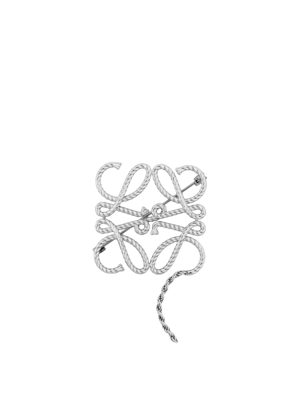 Anagram-Brosche 'Robe' Silber