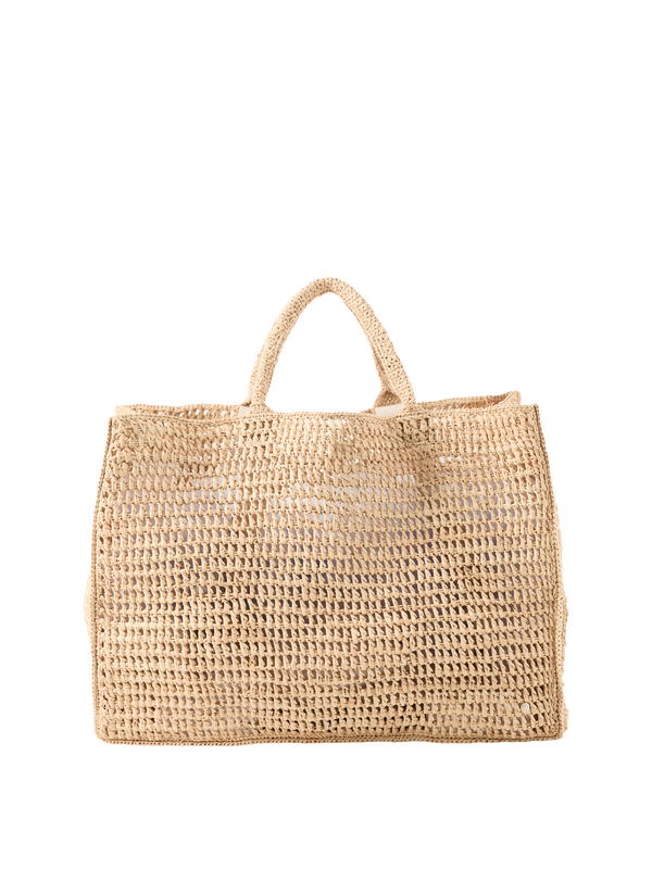 Shopper 'Anika' aus Raffia Beige