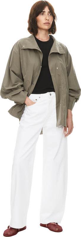 Tapered-Fit Jeans 'Low Curve' Crème