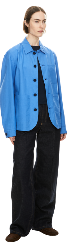 'Julian' Shirt Jacket – Blue